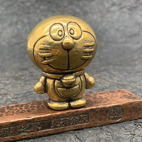 Doraemon Statue Gifts Solid Brass Casted - Brass Statue