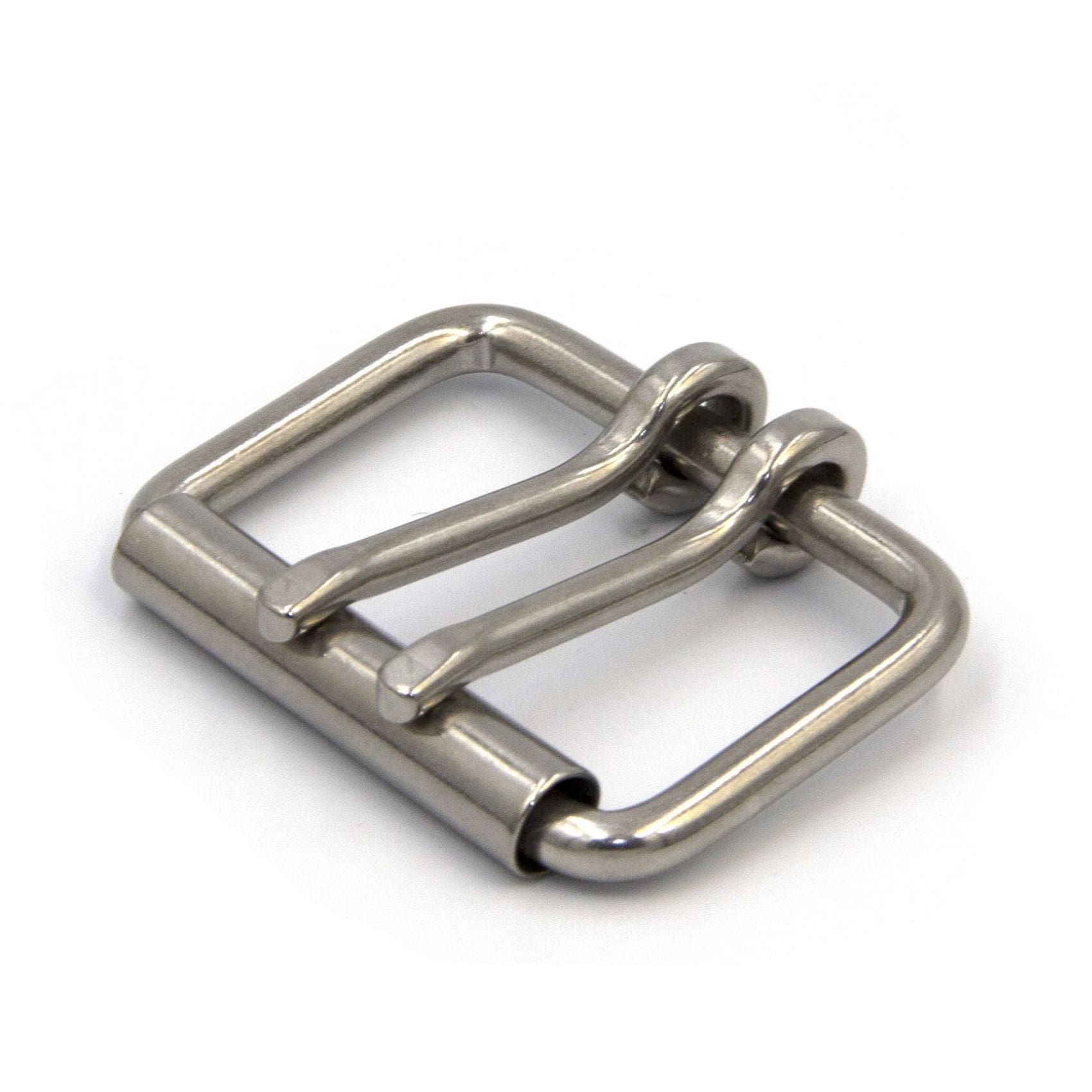 40mm Double Pin Roller Bar Belt Buckle Stainless Steel Rolling