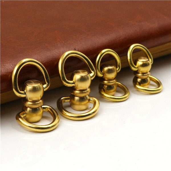 Double Side Brass Swivel Clips Snap Hook Leather Accessories Craft Webbing Bag - Metal Field