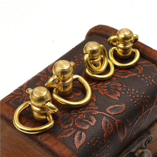 Double Side Brass Swivel Clips Snap Hook Leather Accessories Craft Webbing Bag - Metal Field