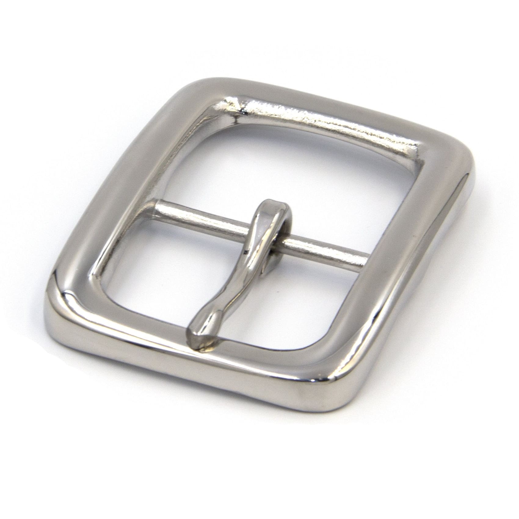 Durable Shiny Stainless Buckle For Men's Leather Belt - Metal Field Shop