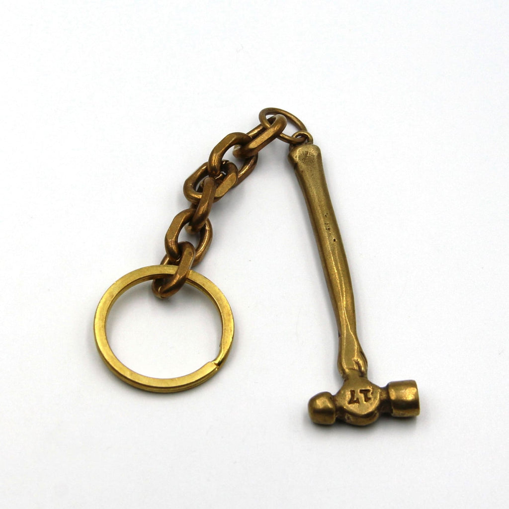 tooloflife Brass Keychain EDC Portable Keychain Key Ring Golden Decoration