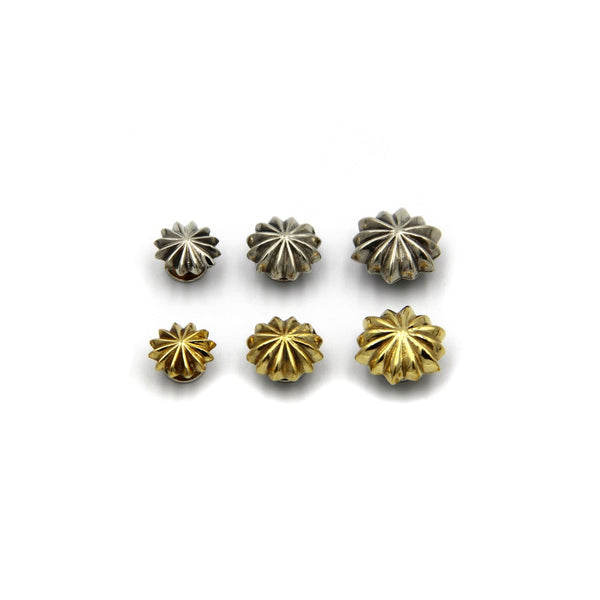 Flower Screw Rivet Conchos 12mm - Metal Field Shop