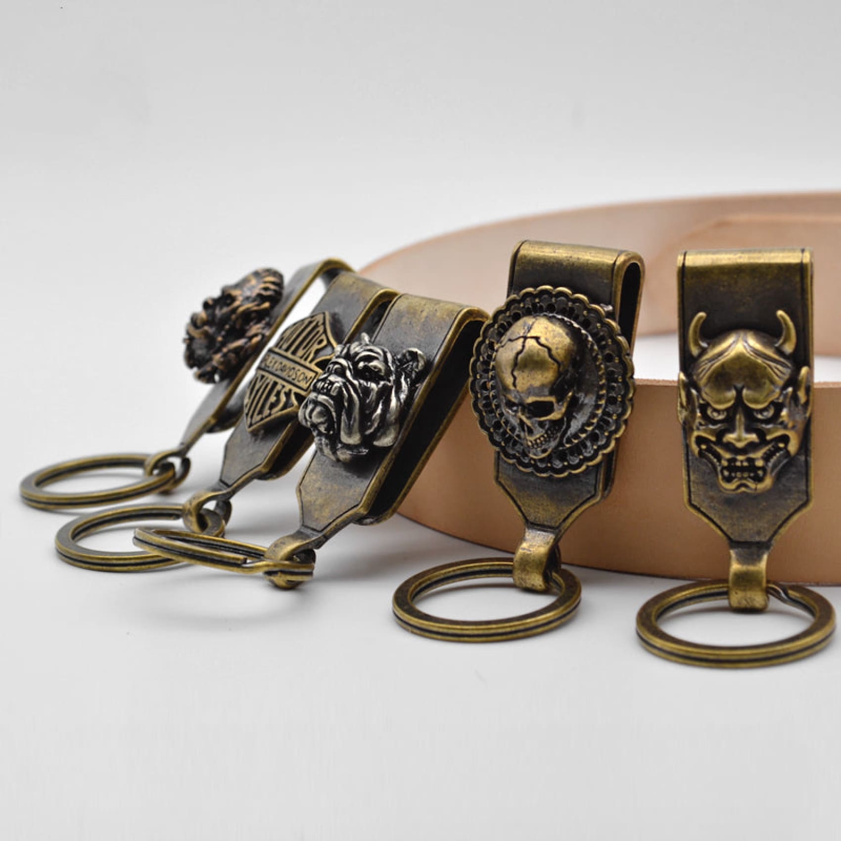 meian \"block key chain\" Brass キーチェーン meian 