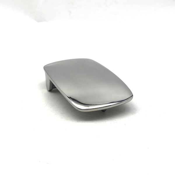 Glass Finish Stainless Plain Buckle For Leather Belt Crafting - Belt Buckles Stainless