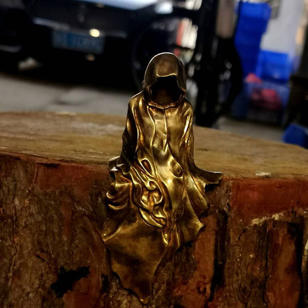 Guardians of Time Brass Statue Bronze Contemporary Art Sculpture - Brass Ornament Statue