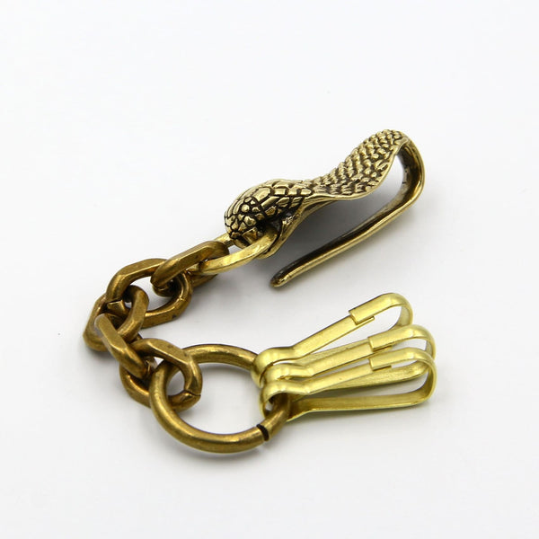 Handcrafted King Cobra Keychain Manager Exclusive Design - Metal Field