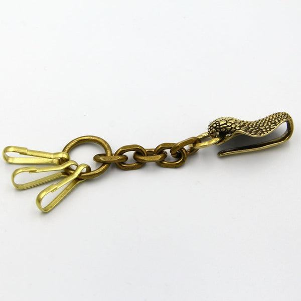 Handcrafted King Cobra Keychain Manager Exclusive Design - Metal Field