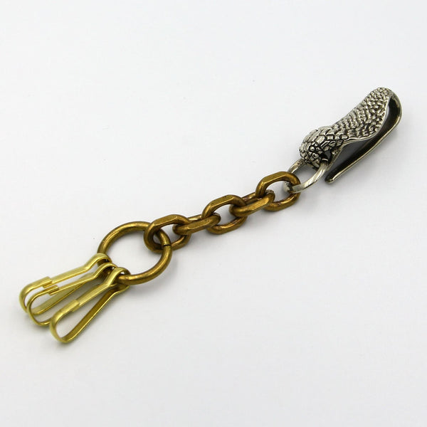Handcrafted King Cobra Keychain Manager Exclusive Design - Metal Field