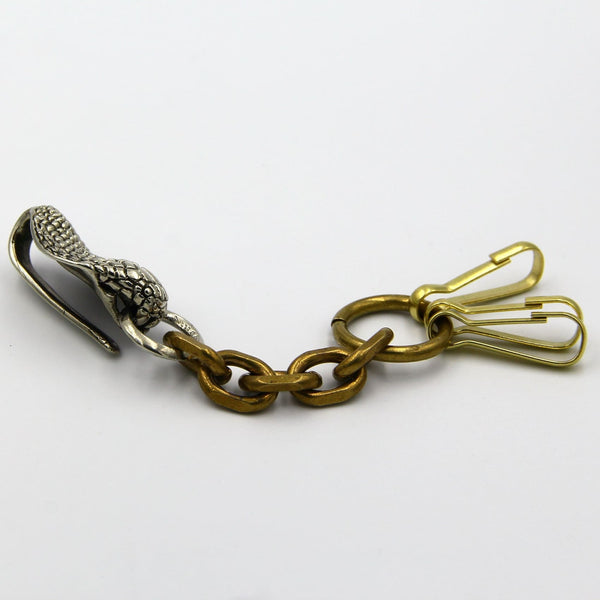 Handcrafted King Cobra Keychain Manager Exclusive Design - Metal Field