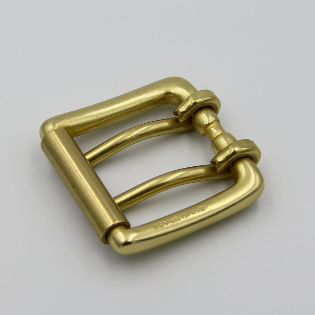 Double Rod Roller Buckle,Solid Brass Rolling Bar Buckle Double