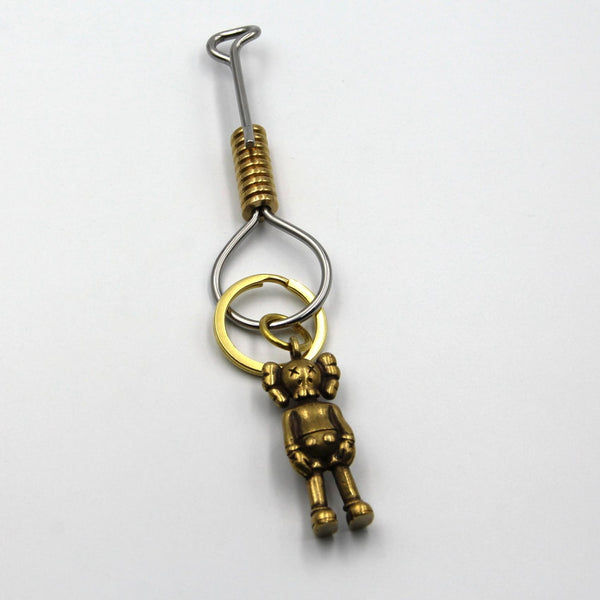 KAWS Keychain Key Ring Best Brass Cool Holder - Metal Field