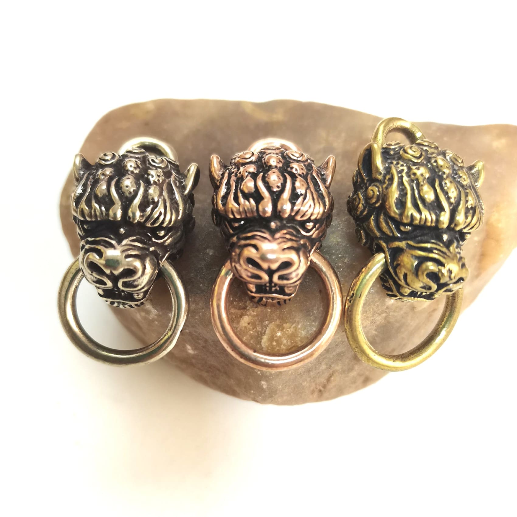 Amazon.com : Junpeixi 12 Pieces Wholesale Solid Brass Flat