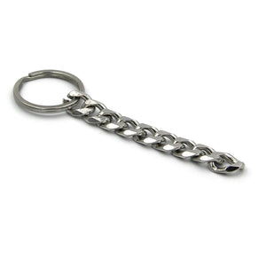 Keychains Chain Curb Stainless Steel - Metal Field Shop