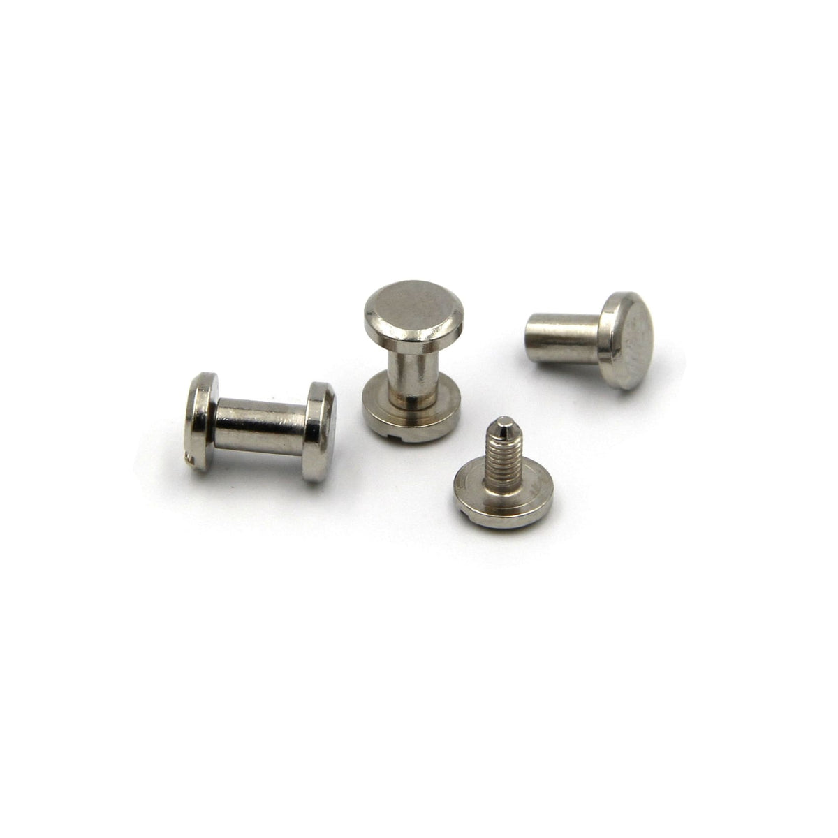 Leather Binding Screw Chicago Rivets 8x8 mm – Metal Field Shop
