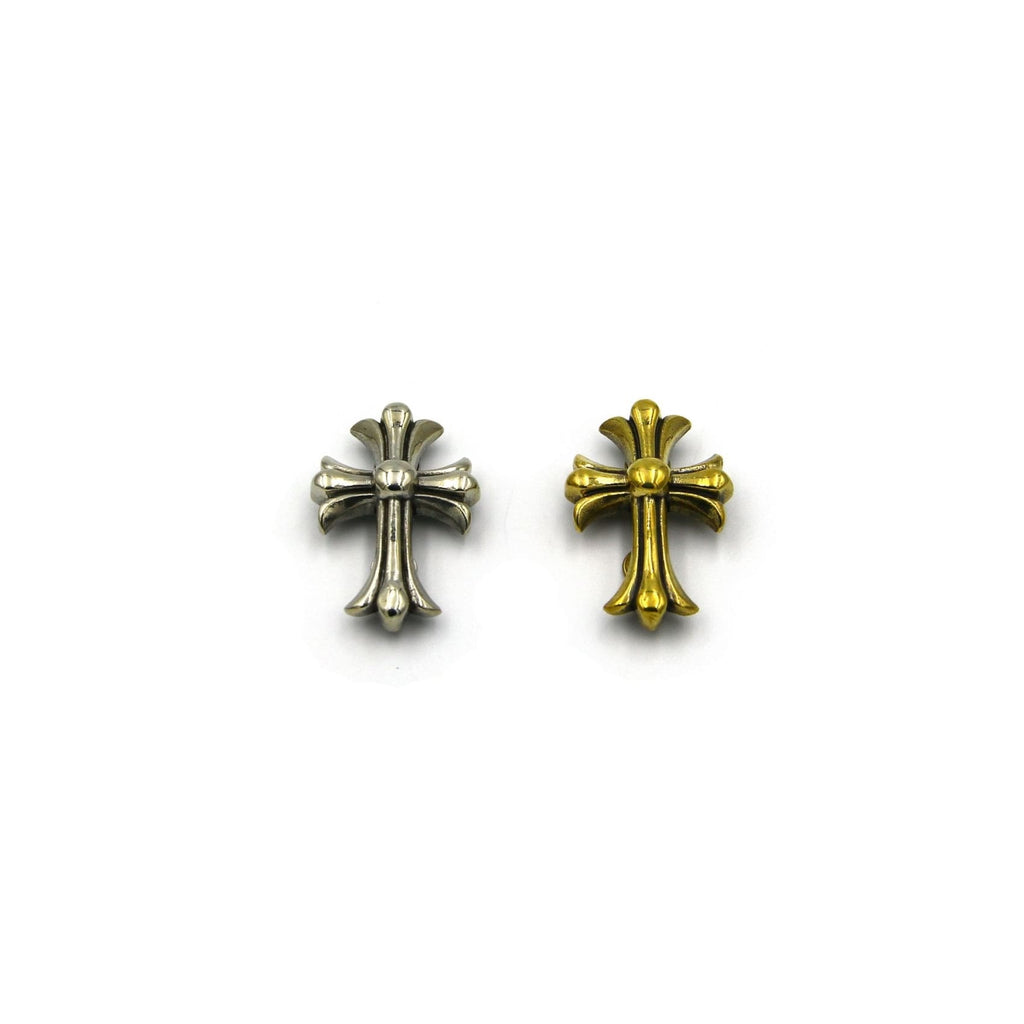 PACK of 5 Metal Cross Rivets Studs Leather Studs Leather Craft