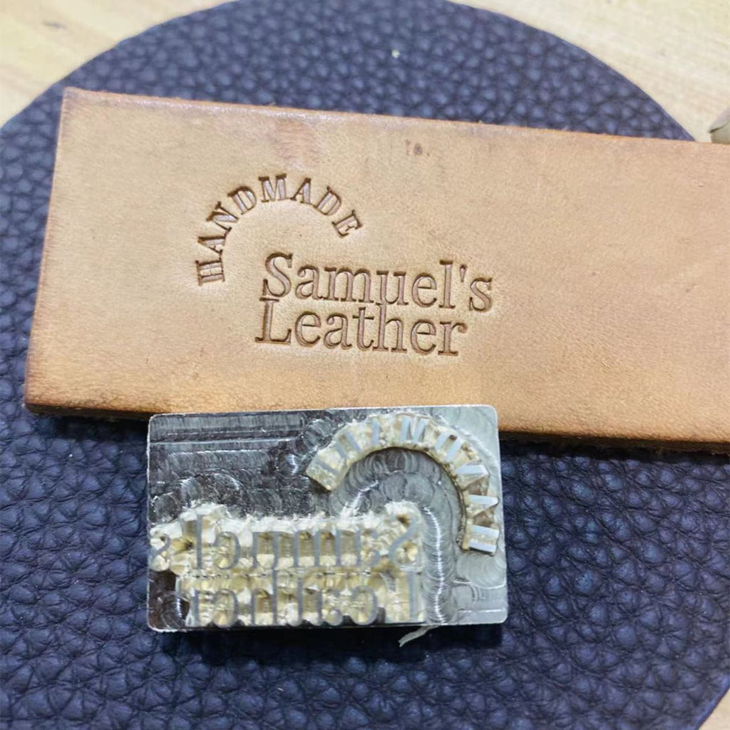 Leather logo stamp