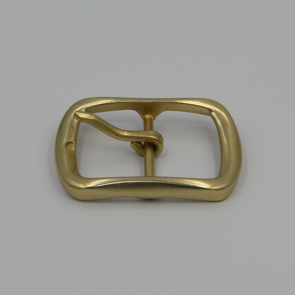 Men Belt Buckle Brass Cowboy Classic Pin 40mm - Metal Field Shop