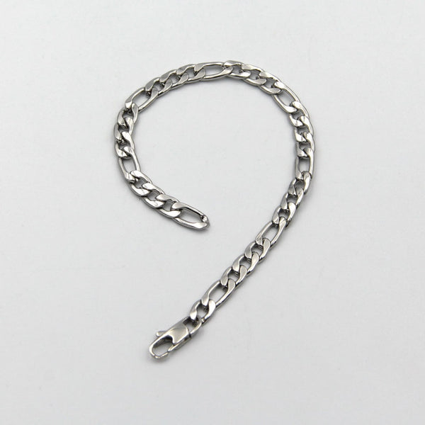 Mens Stylish Bracelets Metal Cool Chain Couple Custom - Metal Field