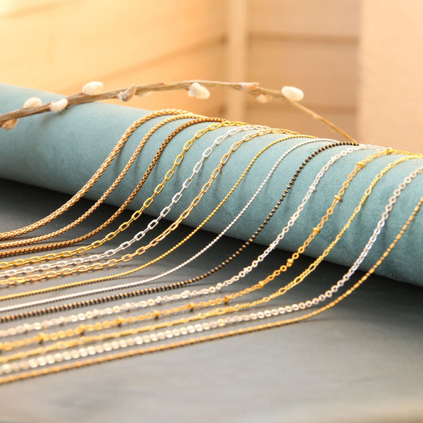 Minimalist Neckalce,Women Necklace,Kids Necklace,Cusotmized Size C14-C7Brass - Necklaces