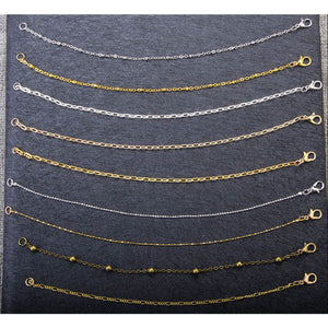 Minimalist Neckalce,Women Necklace,Kids Necklace,Cusotmized Size C14-C7Brass - Necklaces