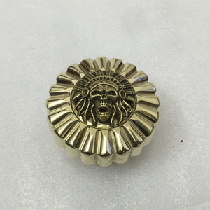 Motorcycle Brass Indian Gas Cap Fuel Tank Caps Cover Mount Sportster 883/48/1200 - Motor Fuel Tank Cap