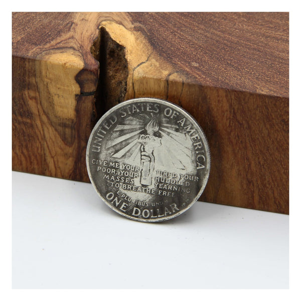 Liberty Ellis Island Coin 1906 One Dollar Penny - Metal Field
