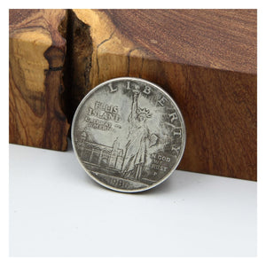 Liberty Ellis Island Coin 1906 One Dollar Penny - Metal Field