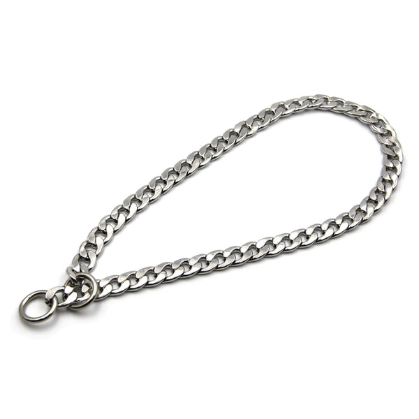 Stainless Steel Dog Choke Chain Collar Puppy Necklace Pets Choke Collar