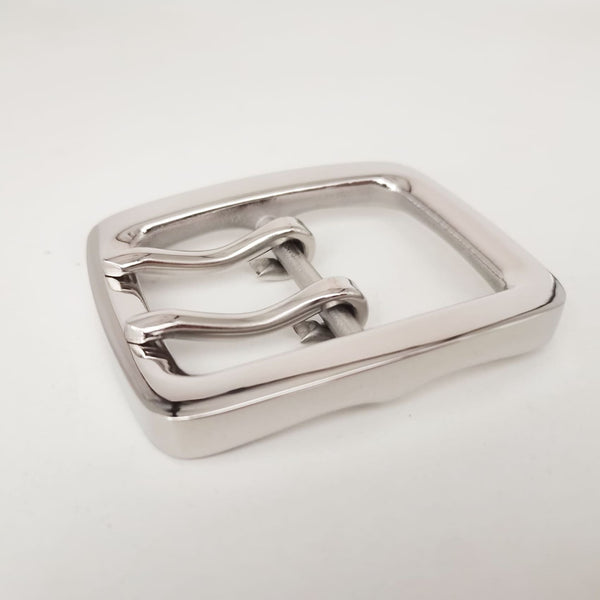 Premium Stainless Steel Double Pin Buckle Anti Allergy Belt Buckle 40 mm - 1pcs - Belt Buckles Stainless