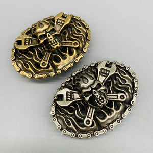 Punk Style Skull Buckle Heavy Metal Belt Buckle Metal Field Shop