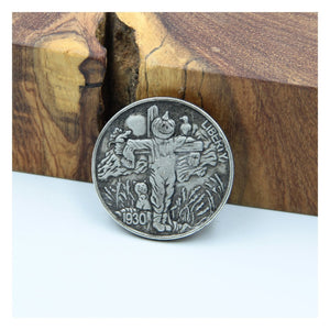 Scarecrow Silver Coin - Metal Field