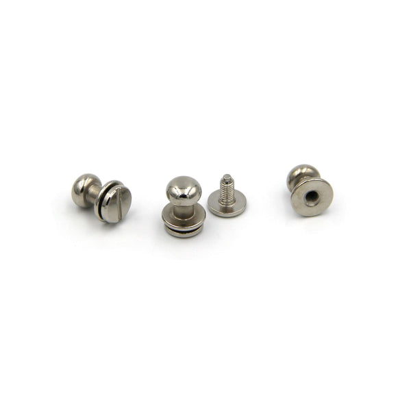 Brass Screw Button 9x7x9 mm - Metal Field Shop