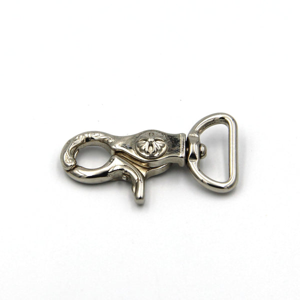 Chrome Heart Snap Hook Keychain Snap Clasp