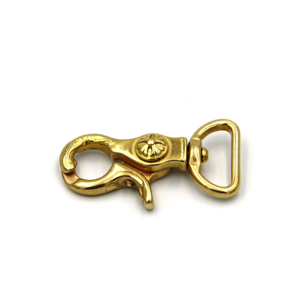 Chrome Heart Snap Hook Keychain Snap Clasp
