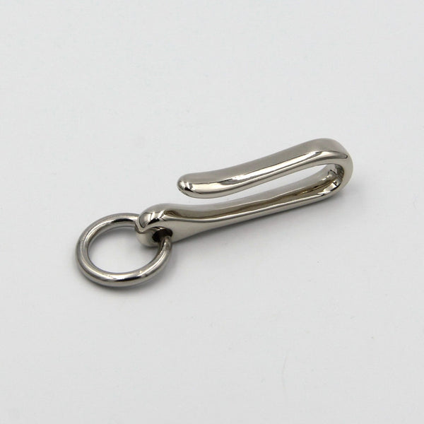 Men Fashion Collection Shiny Silver Keychain U - Metal Field