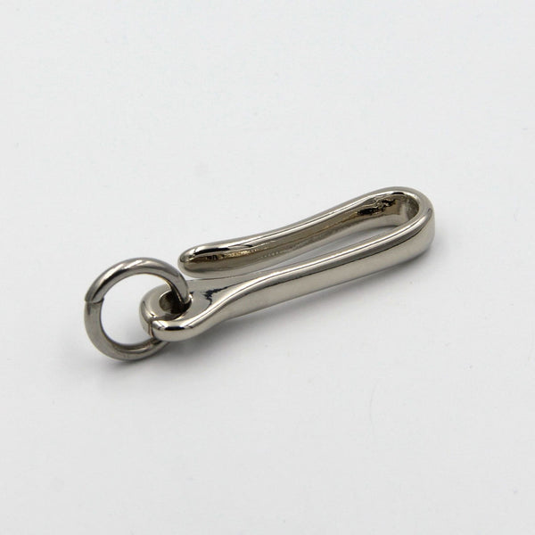 Men Fashion Collection Shiny Silver Keychain U - Metal Field