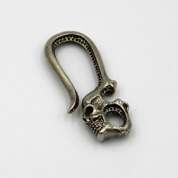 Skull Head Key Chain Holder Hippes&Punk Style Brass - Metal Field