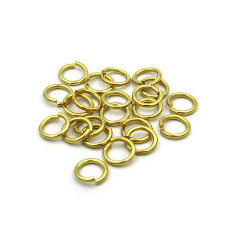 Solid Brass Split Keychain Ring 20 mm - Metal Field