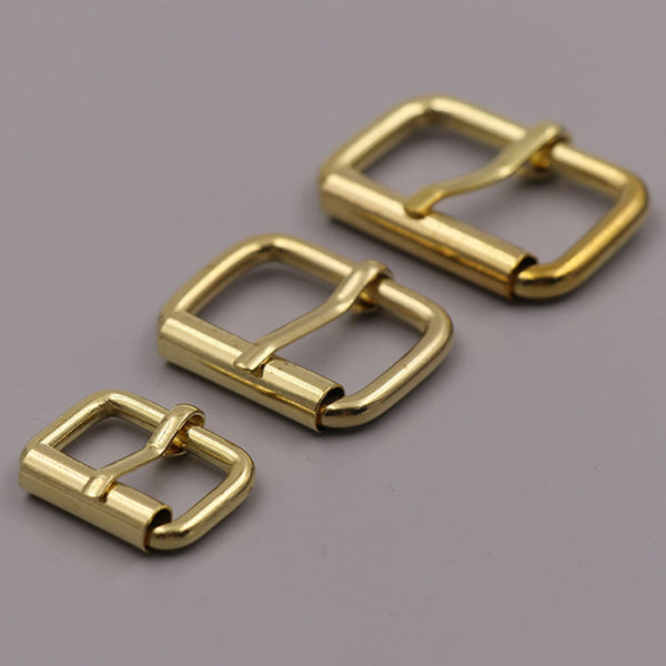 Solid Brass Roller Bar Buckle Leather Strap Fastener Buckle 20mm - Belt Buckles Brass