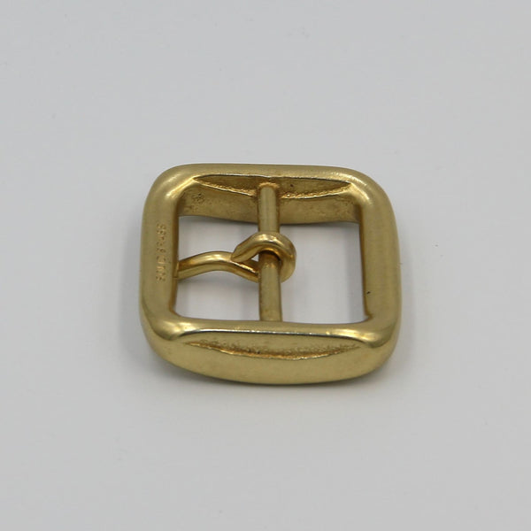 Rectangle Brass Pin Buckle 40mm - Metal Field Shop