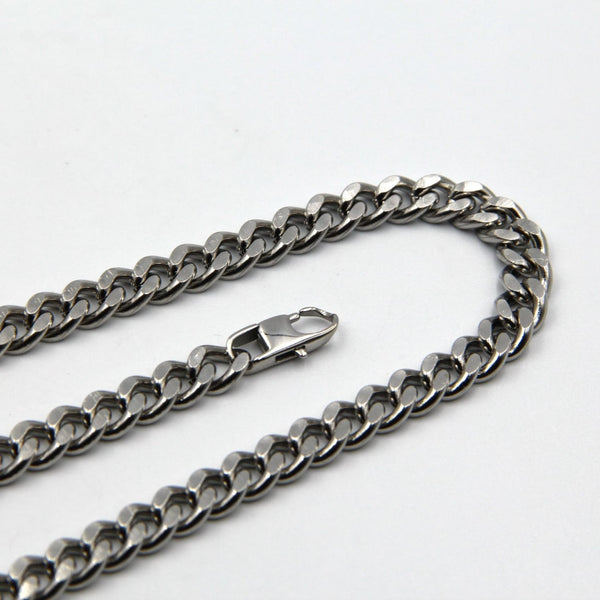 Stainless Necklace Men Classic Curb Best Stylish for Boy Gay - Metal Field