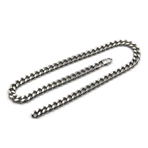 Stainless Necklace Men Classic Curb Best Stylish for Boy Gay - Metal Field