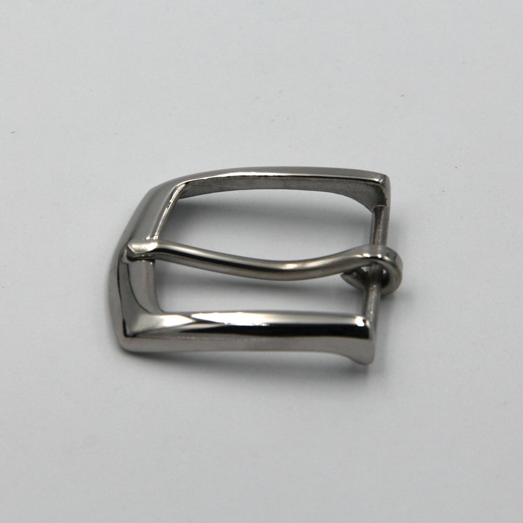 Antique Silver Tone Belt Buckle – Clamp Style, Fits 1 3/8" (35mm) Wide Strap