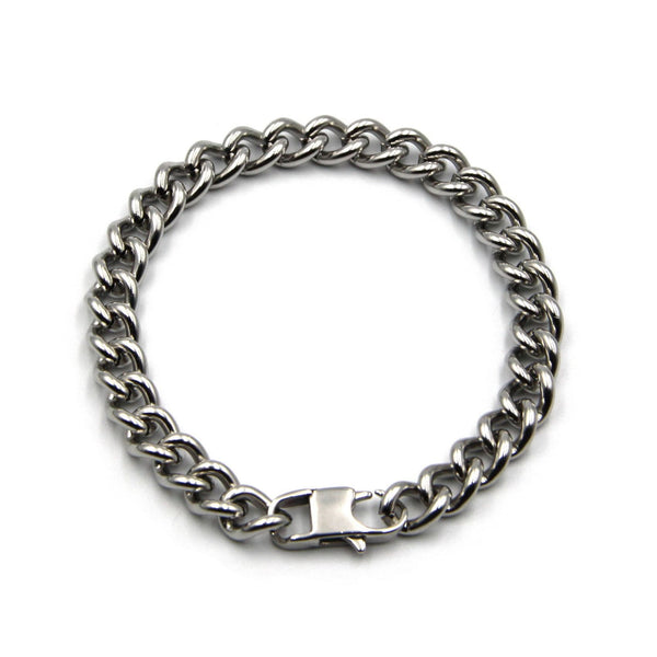 Men's Fashion Bracelet Handmade,Stainless Bracelet,Curb Chain Bracelet