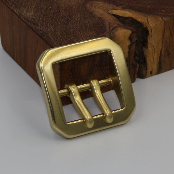 Strong Military Double Pin Buckle Heavy Brass Buckle - Metal Field Shop