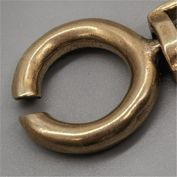 Swivel Brass Figure Eight Loop Ring Hook Handbag Hardware Hanger - Clasps