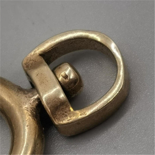 Swivel Brass Figure Eight Loop Ring Hook Handbag Hardware Hanger - Clasps