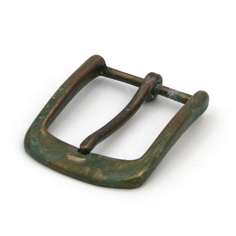 Vintage Bronze Buckle For Leather Belt Handcrafted - Metal Field Shop