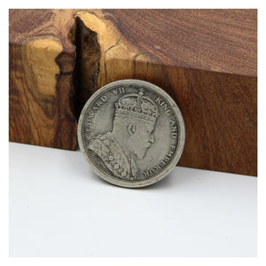 Silver Coin 1904 Edward Vii King and Emperor Token - Metal Field